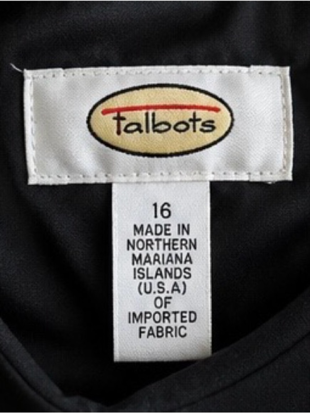Talbots Black Crepe Midi Dress Size 16 Sleeveless Career Office Elegant Classic - Picture 6 of 7